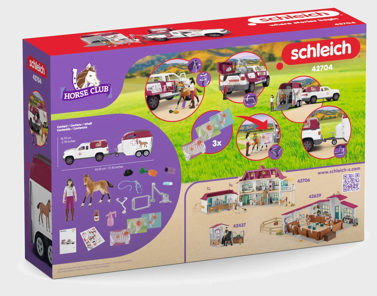 Mobile Tierärztin mit Anhänger - Schleich (42704) Horse Club