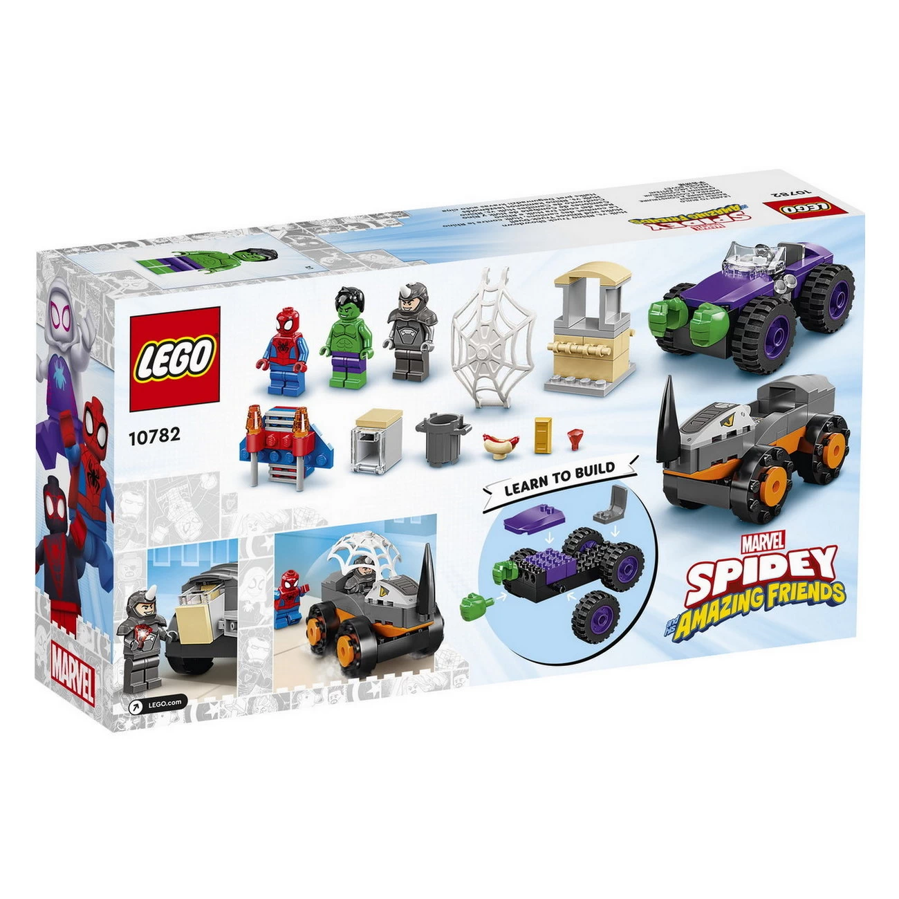 LEGO Marvel Spiderman 10782 - Hulks und Rhinos Truck-Duell