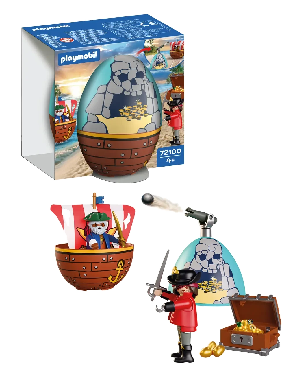 Playmobil 72100 - Spiel-Ei Piraten