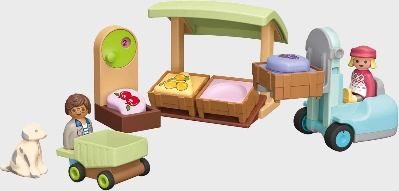 Playmobil 71691 - Bio Marktstand u Gabelstapler - JUNIOR