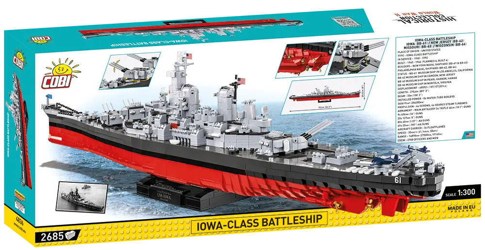 COBI - Schlachtschiff Iowa Klasse (4836) - Executive Edition