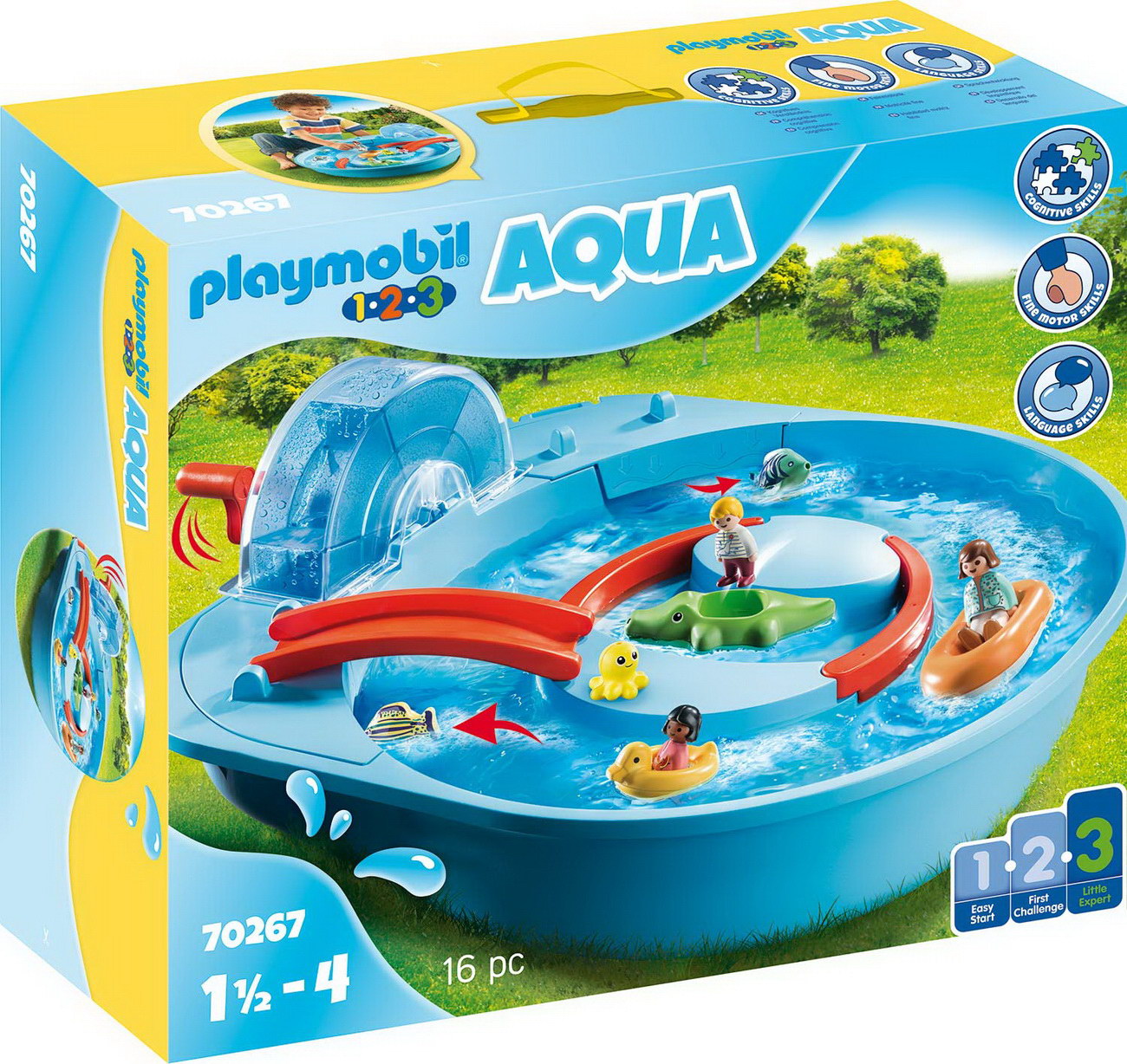 Playmobil 70267 - Fröhliche Wasserbahn - 1.2.3 / Aqua