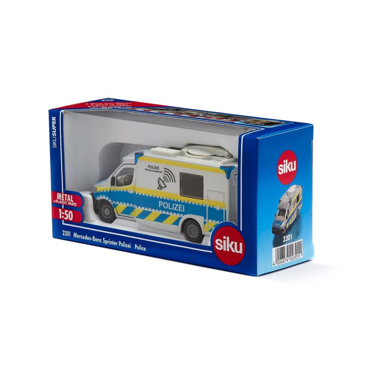 SIKU World 2301 -  Mercedes-Sprinter Polizei 1:50
