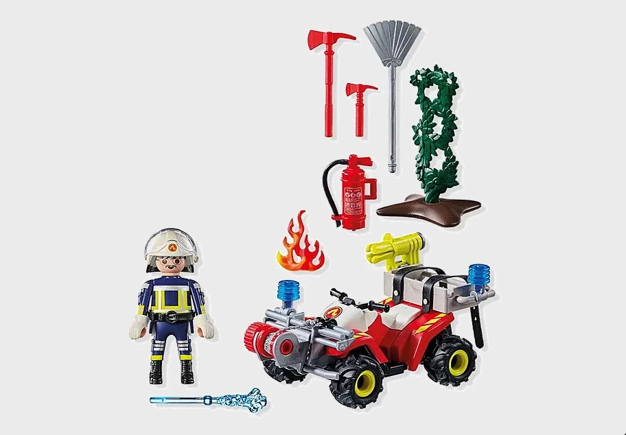 Playmobil 71825 - Feuerwehr Quad Heckenbrand