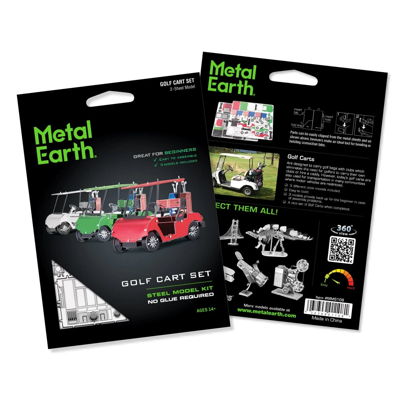 Metal Earth - Golf Cart Set