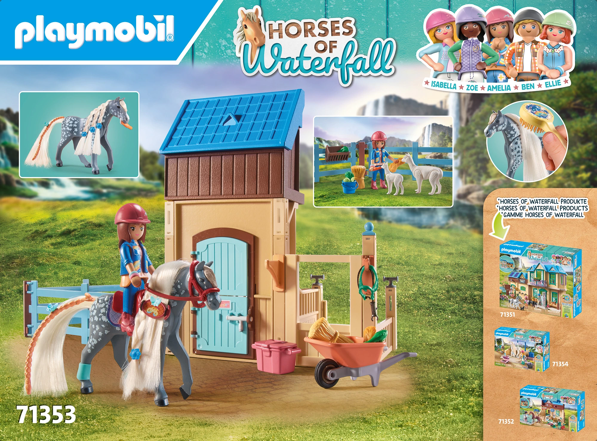 Playmobil 71353 - Amelia & Whisper mit Pferdebox - Horses of Waterfall