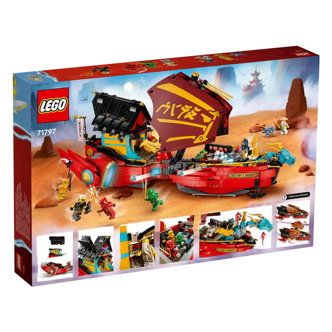 LEGO NINJAGO 71797 - Ninja-Flugsegler im Wettlauf mit der Zeit