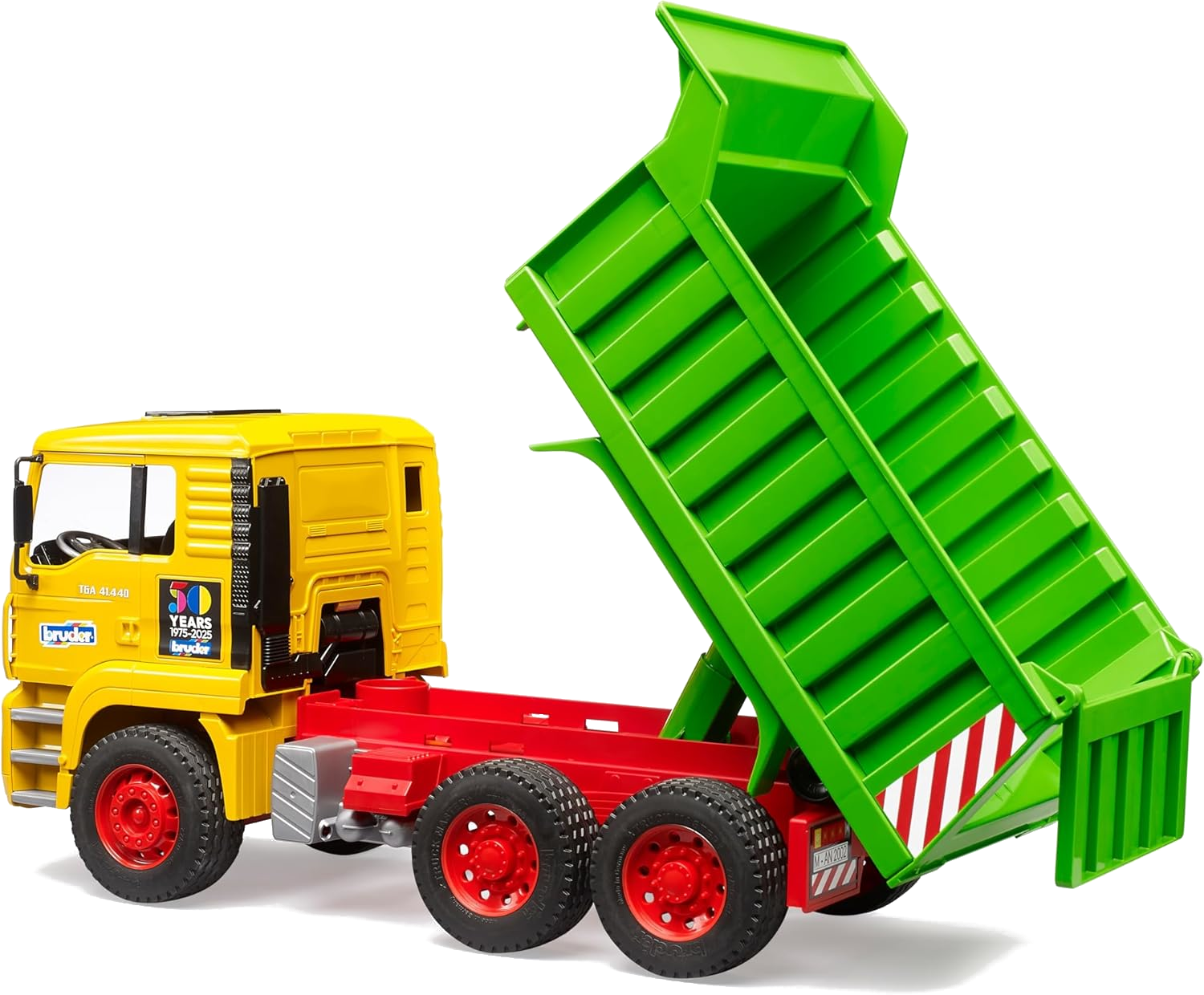 BRUDER 01066 - MAN TGA Kipp-LKW mit Kippmulde - 50 Jahre Bruder