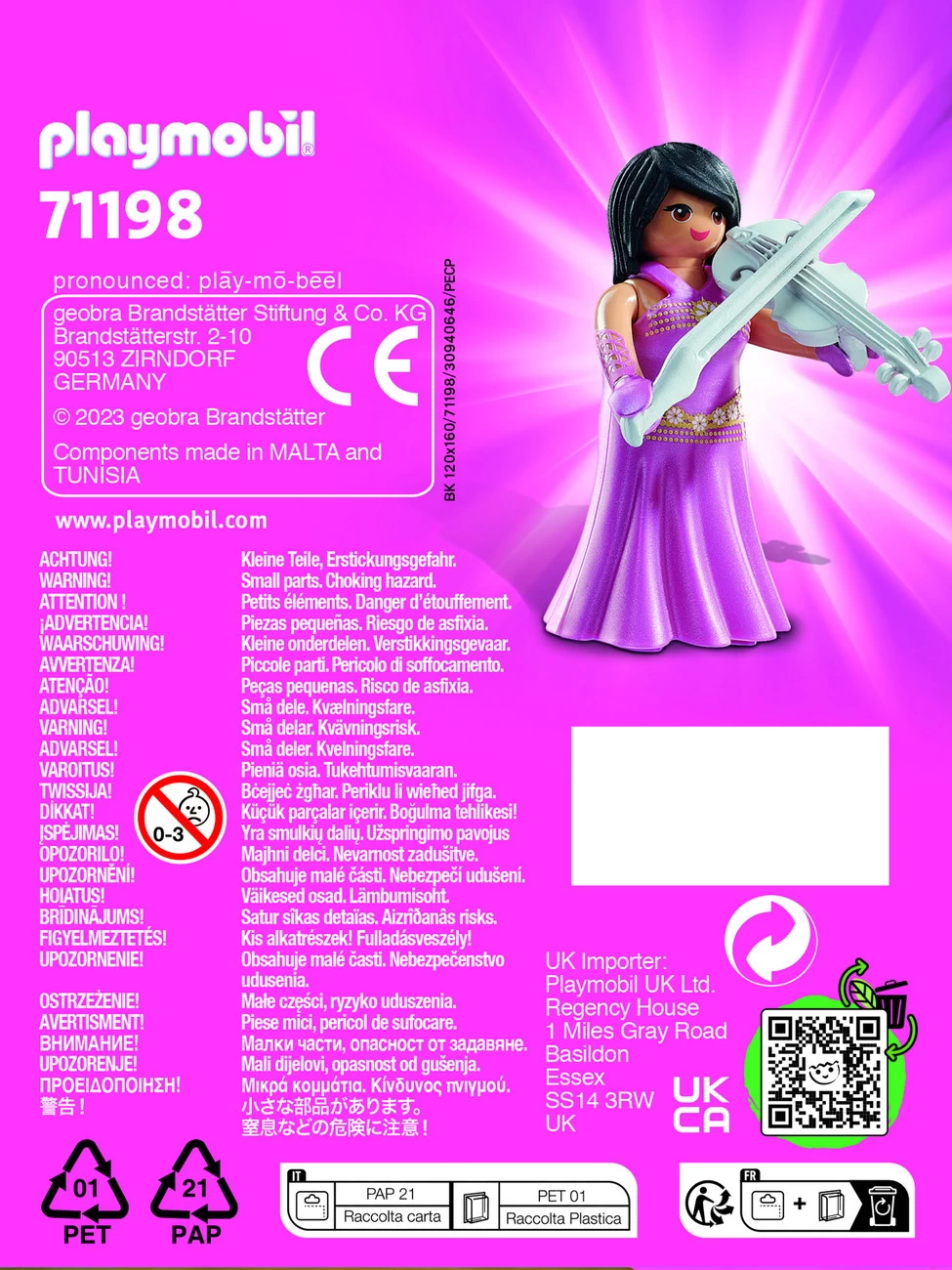 Playmobil 71198 - Violinistin (PLAYMO-FRIENDS)