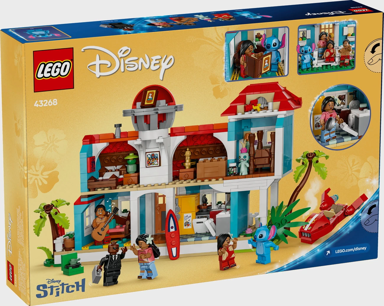 LEGO Disney 43268 - Das Strandhaus aus Lilo und Stitch