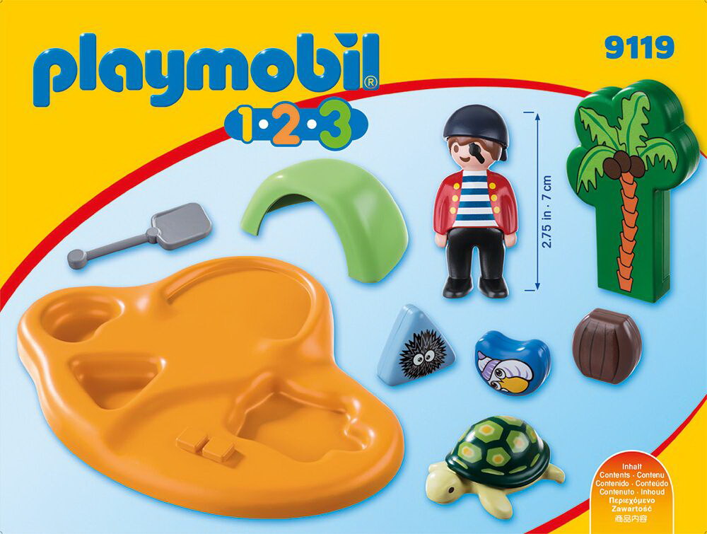 Playmobil 9119 - 1.2.3  Pirateninsel