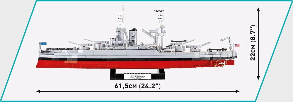 COBI - Schlachtschiff Arizona BB-39 (4843)