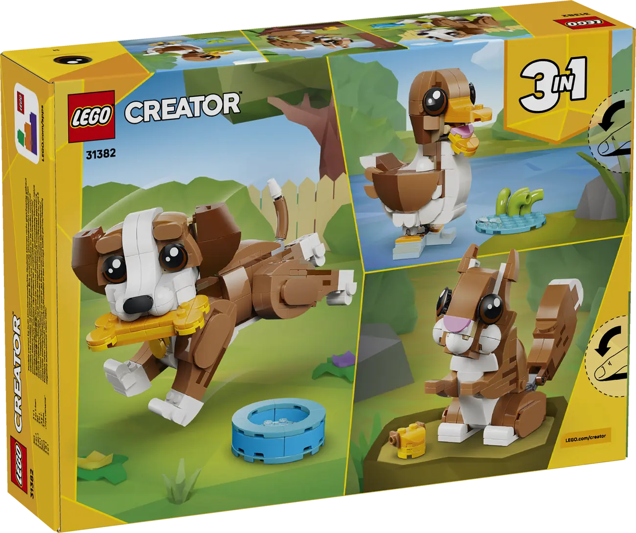 LEGO Creator - Niedliche Tiere: Verspielter Welpe (31382)