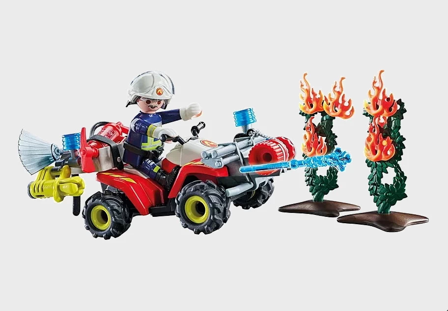 Playmobil 71825 - Feuerwehr Quad Heckenbrand