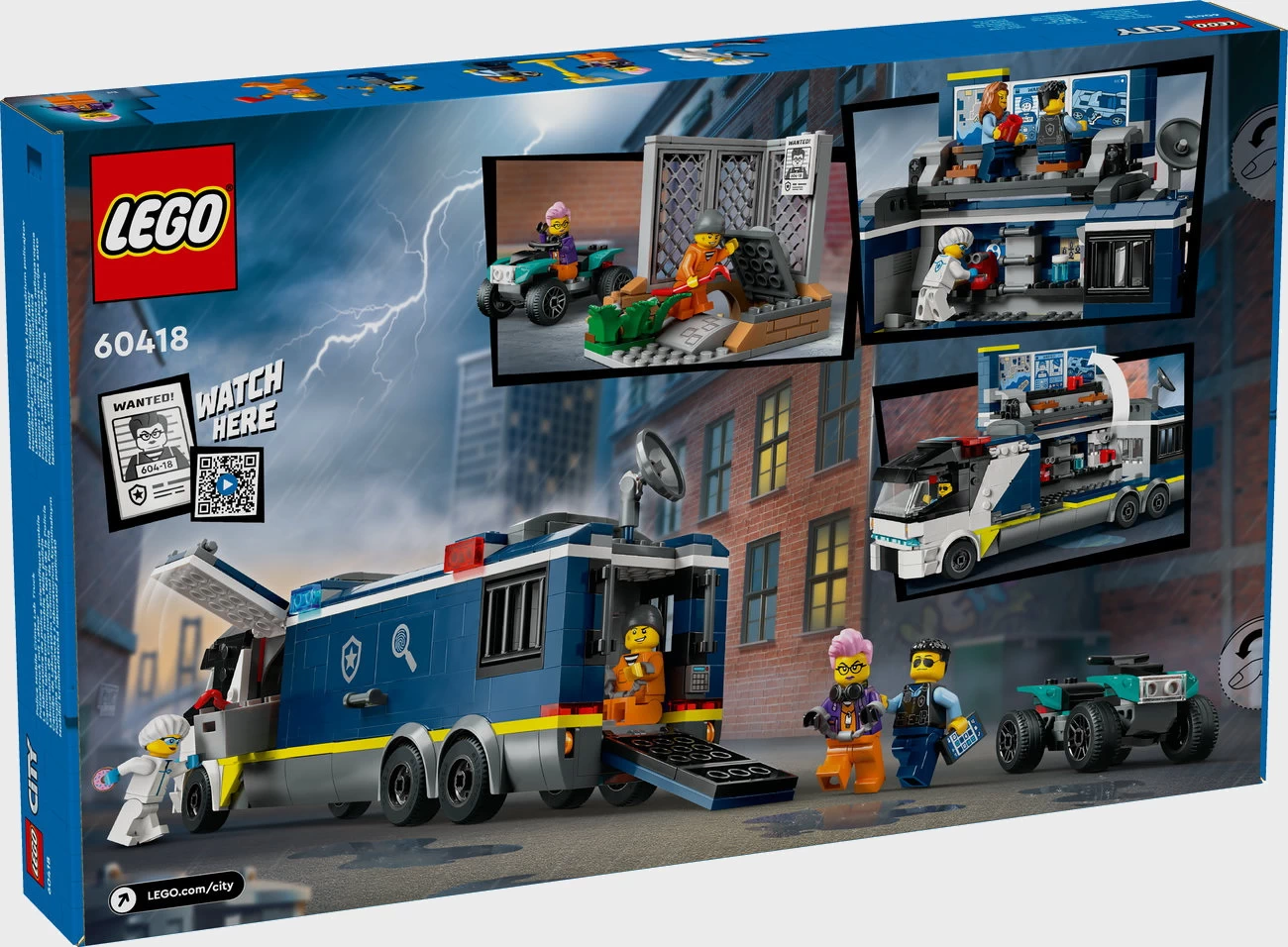 LEGO City 60418 - Polizeitruck mit Labor