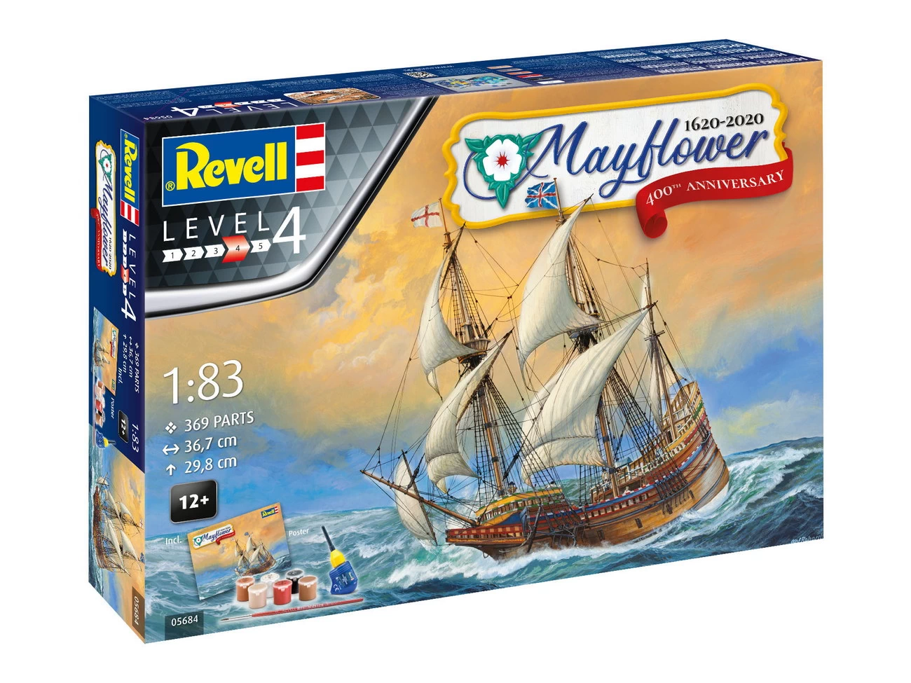 Revell 05684 - Mayflower Geschenkset 400 Jahre