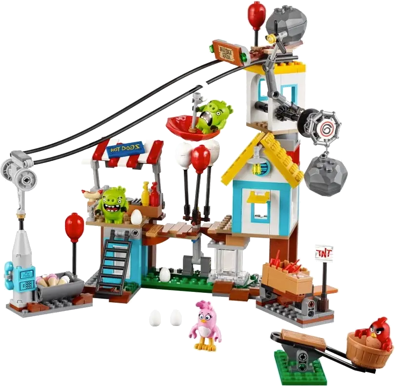 LEGO Angry Birds 75824 - Pig City Teardown