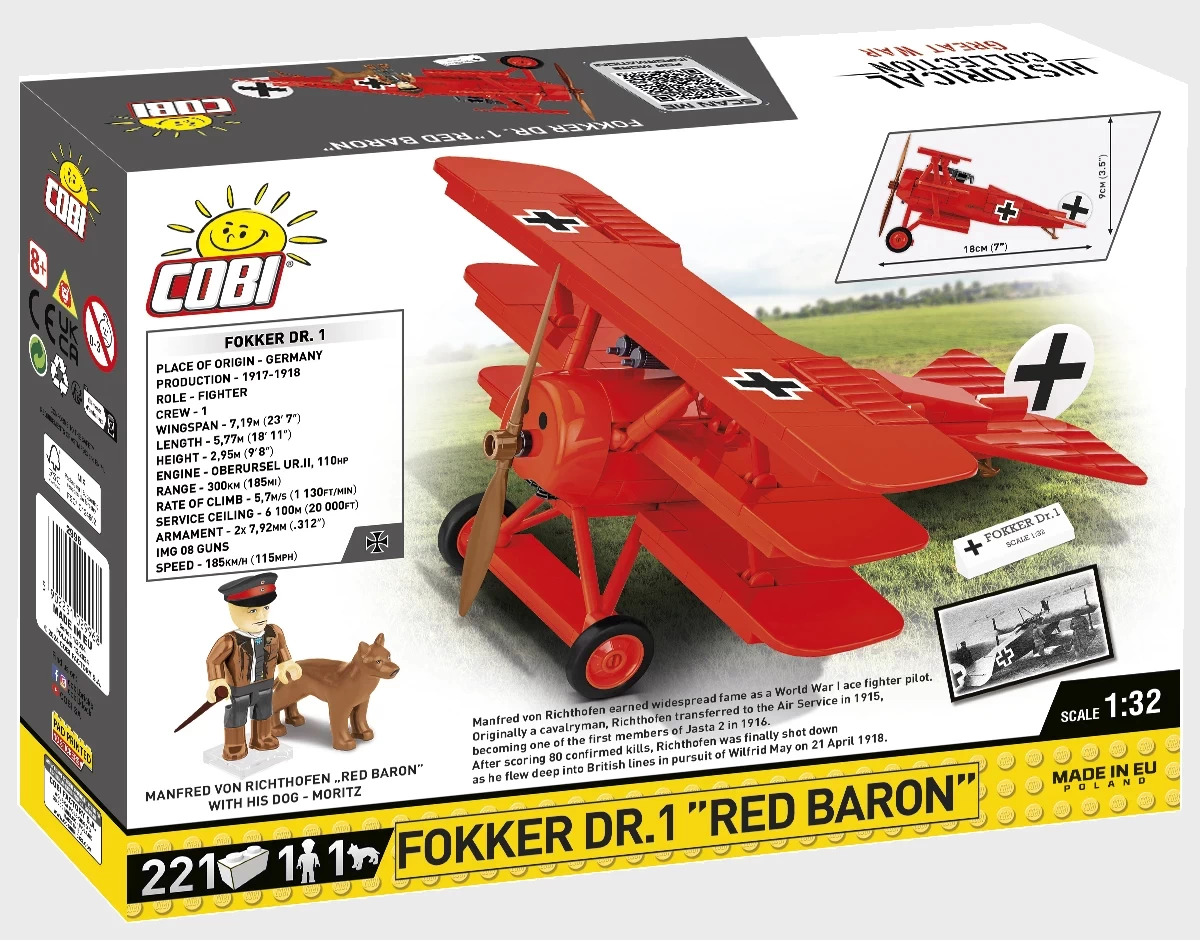 COBI - Fokker DR 1 - Roter Baron (2996) - Bausteine kaufen