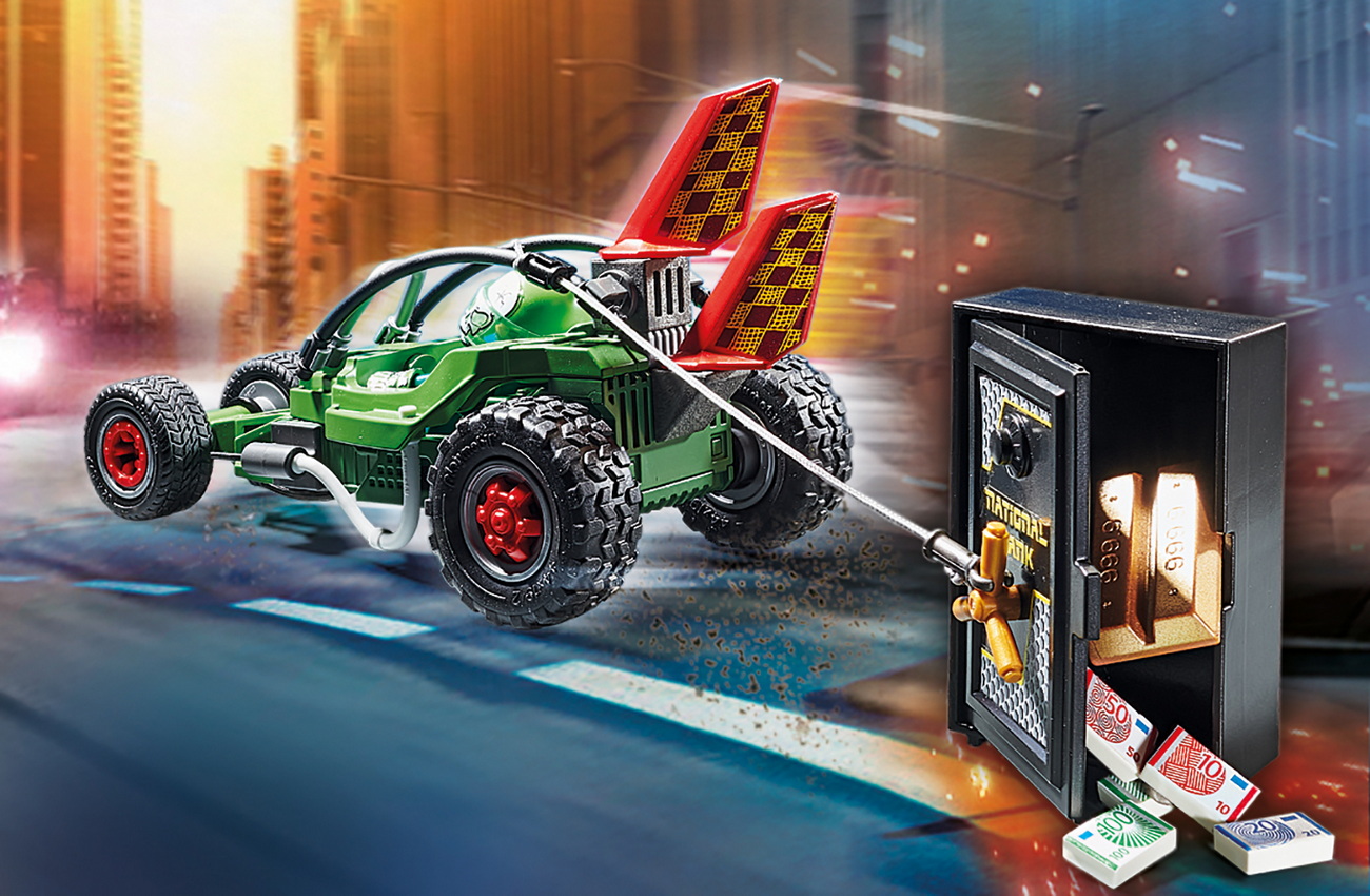 Playmobil 70577 - Polizei-Kart: Verfolgung des Tresorräubers (City Action)