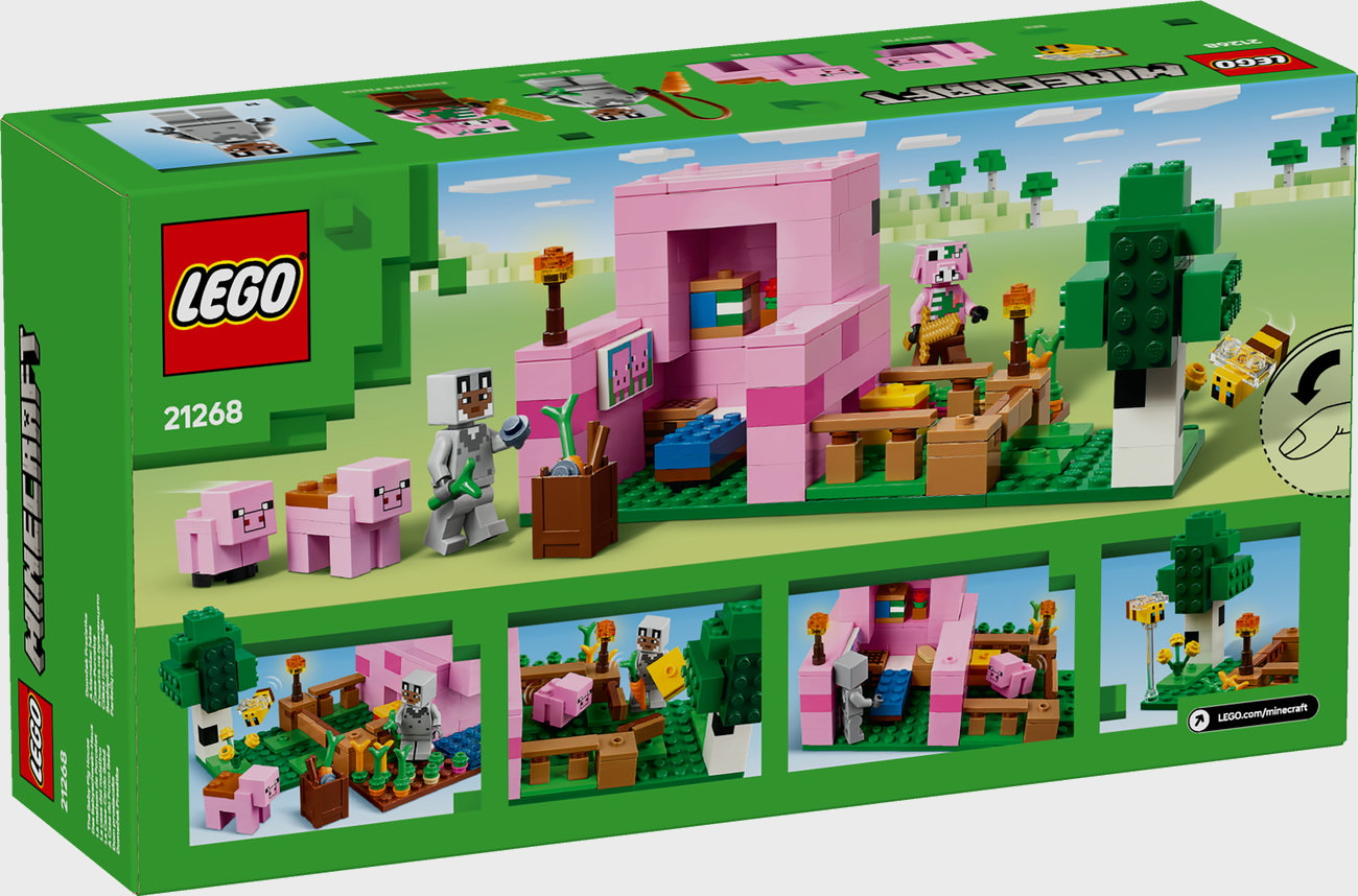 LEGO Minecraft 21268 - Das Babyschwein-Haus