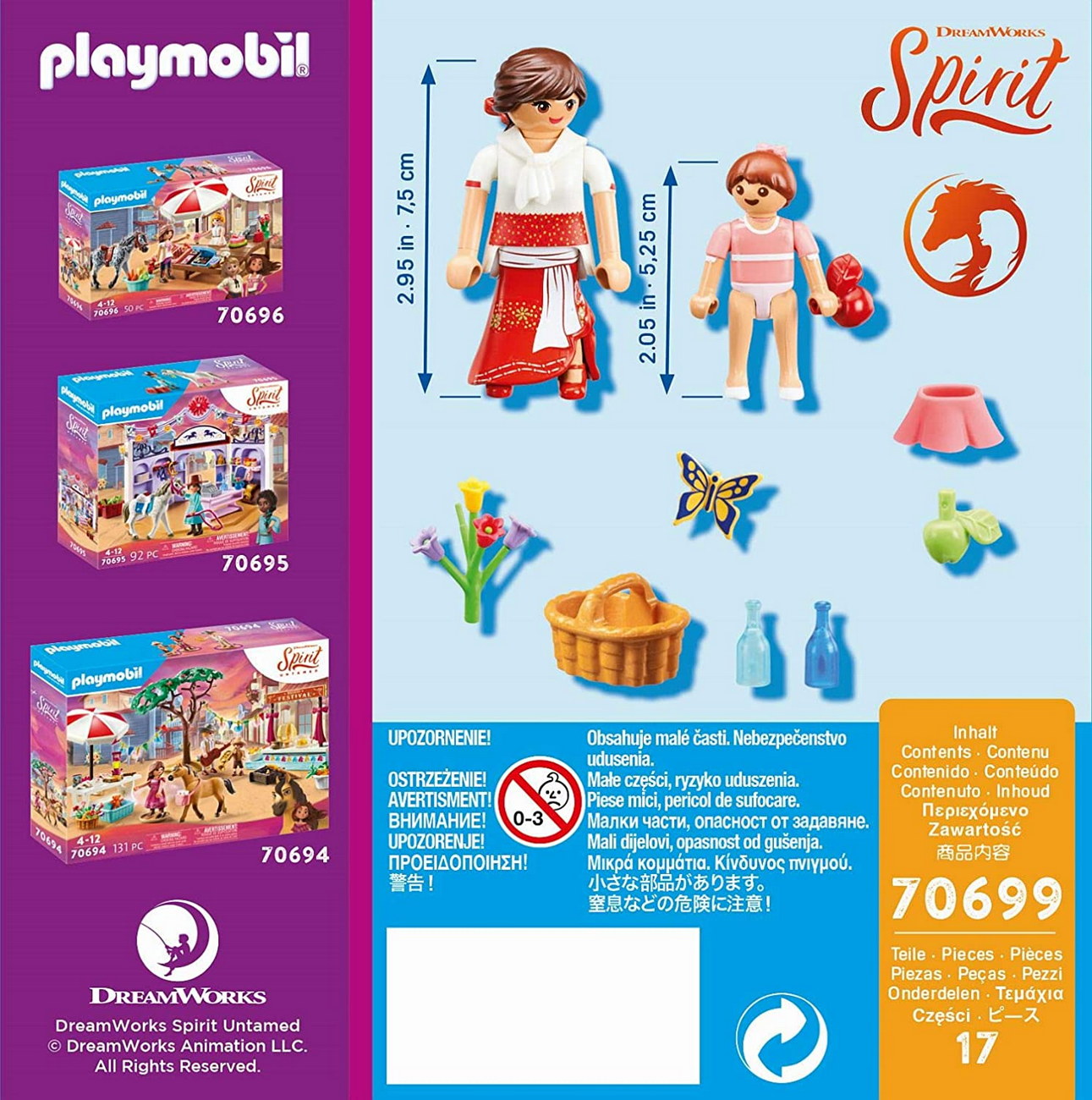 Playmobil 70699 - Klein Lucky und Mama Milagro - Spirit - Riding Free