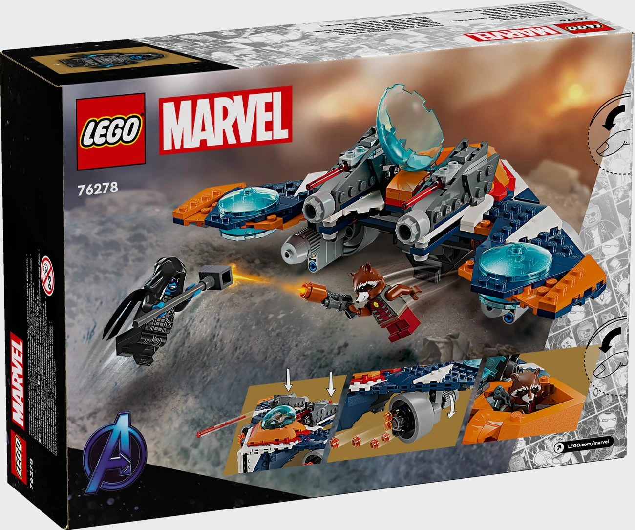 LEGO Marvel 76278 - Rockets Raumschiff vs Ronan