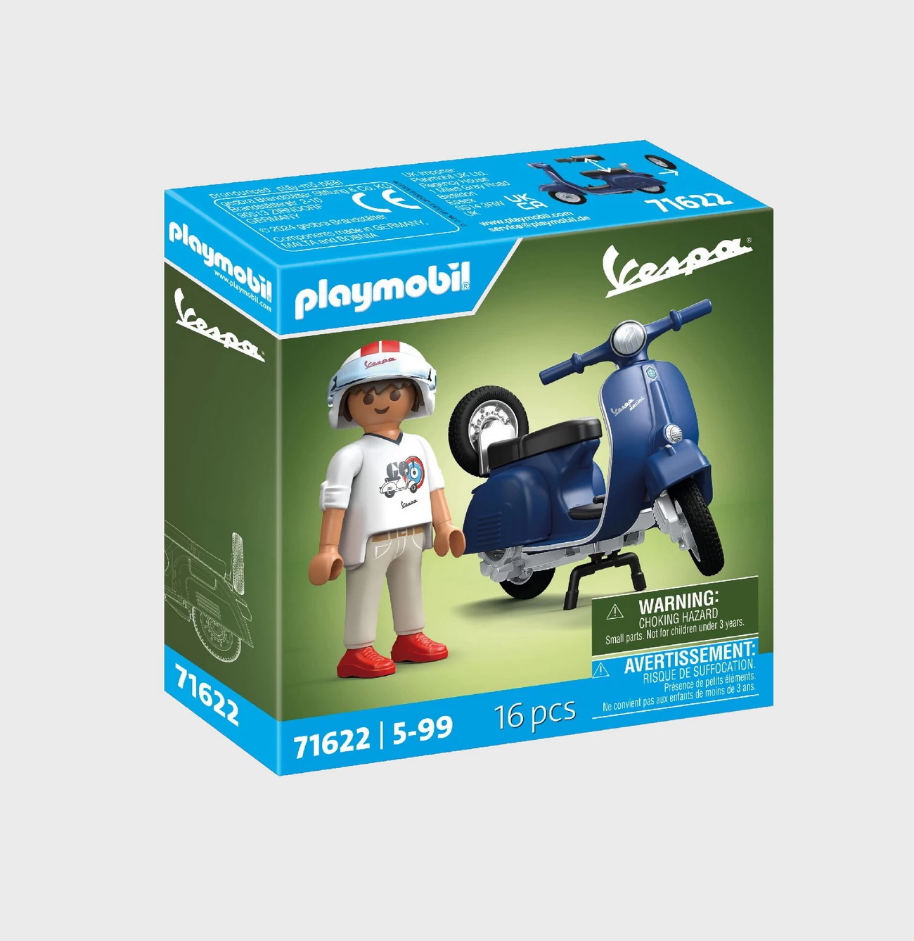 Playmobil 71622 - 1969 Vespa 150 Sprint Veloce - blau
