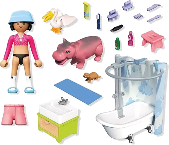 Playmobil 71950 - Tierischer Badespaß - Animals and Friends