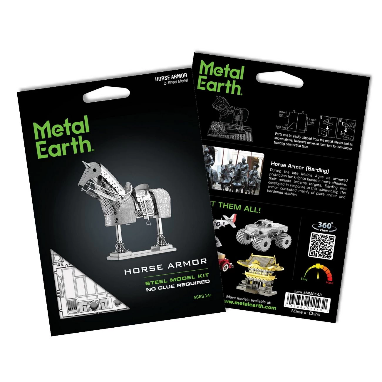 Metal Earth - Pferde Rüstung