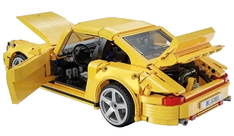 CaDA RUF Yellow Bird Porsche 1:12