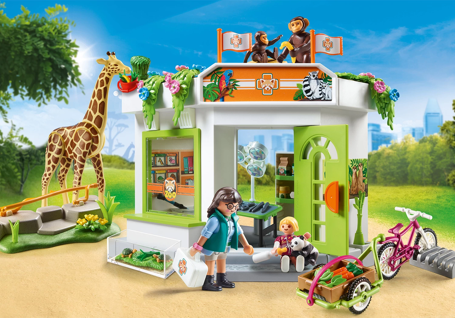 Playmobil 70900 - Tierarztpraxis im Zoo - Family Fun