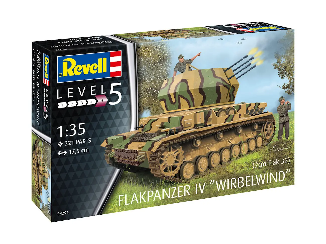 Revell 03296 - Flakpanzer IV Wirbelwind - Modell