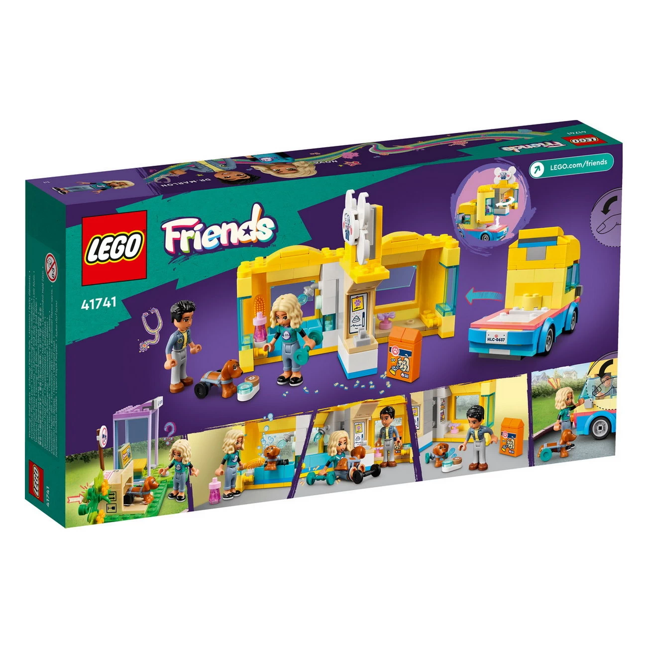 LEGO Friends 41741 - Hunderettungswagen