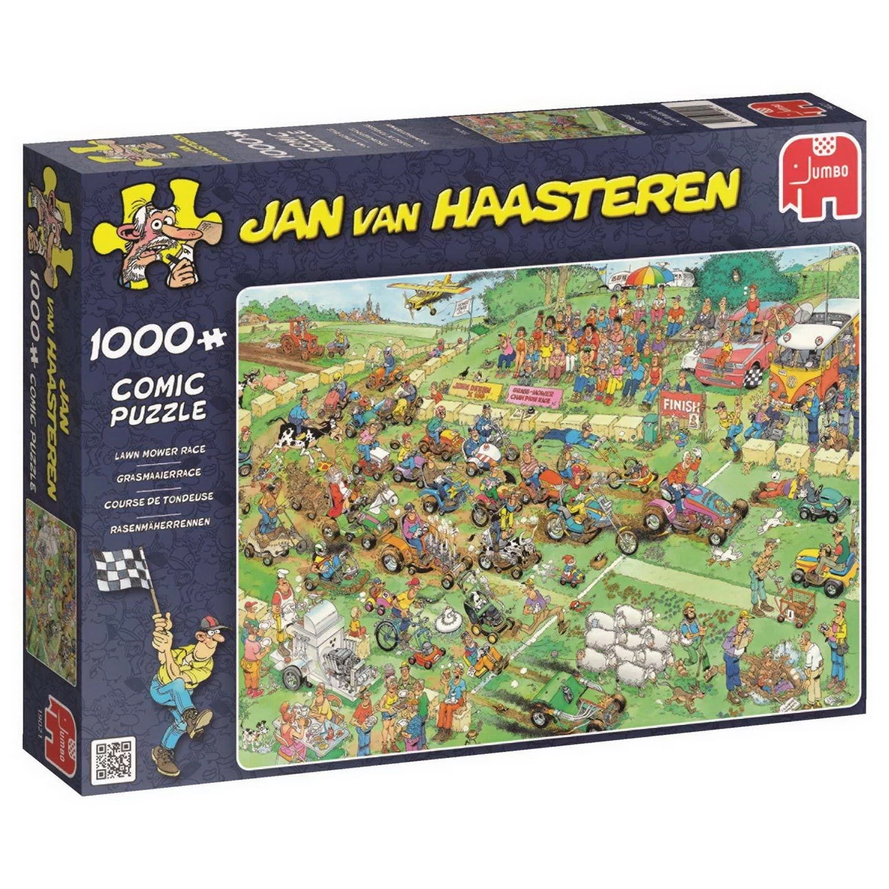 Puzzle - Rasenmäherrennen (van Haasteren) - 1000 Teile