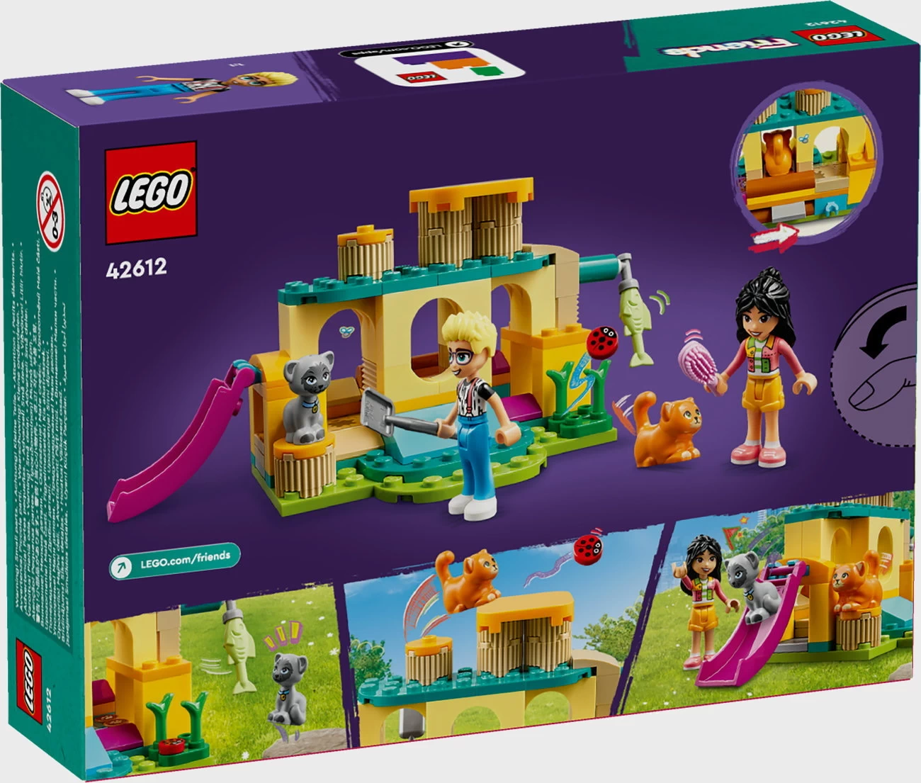 LEGO Friends 42612 - Abenteuer auf dem Katzenspielplatz