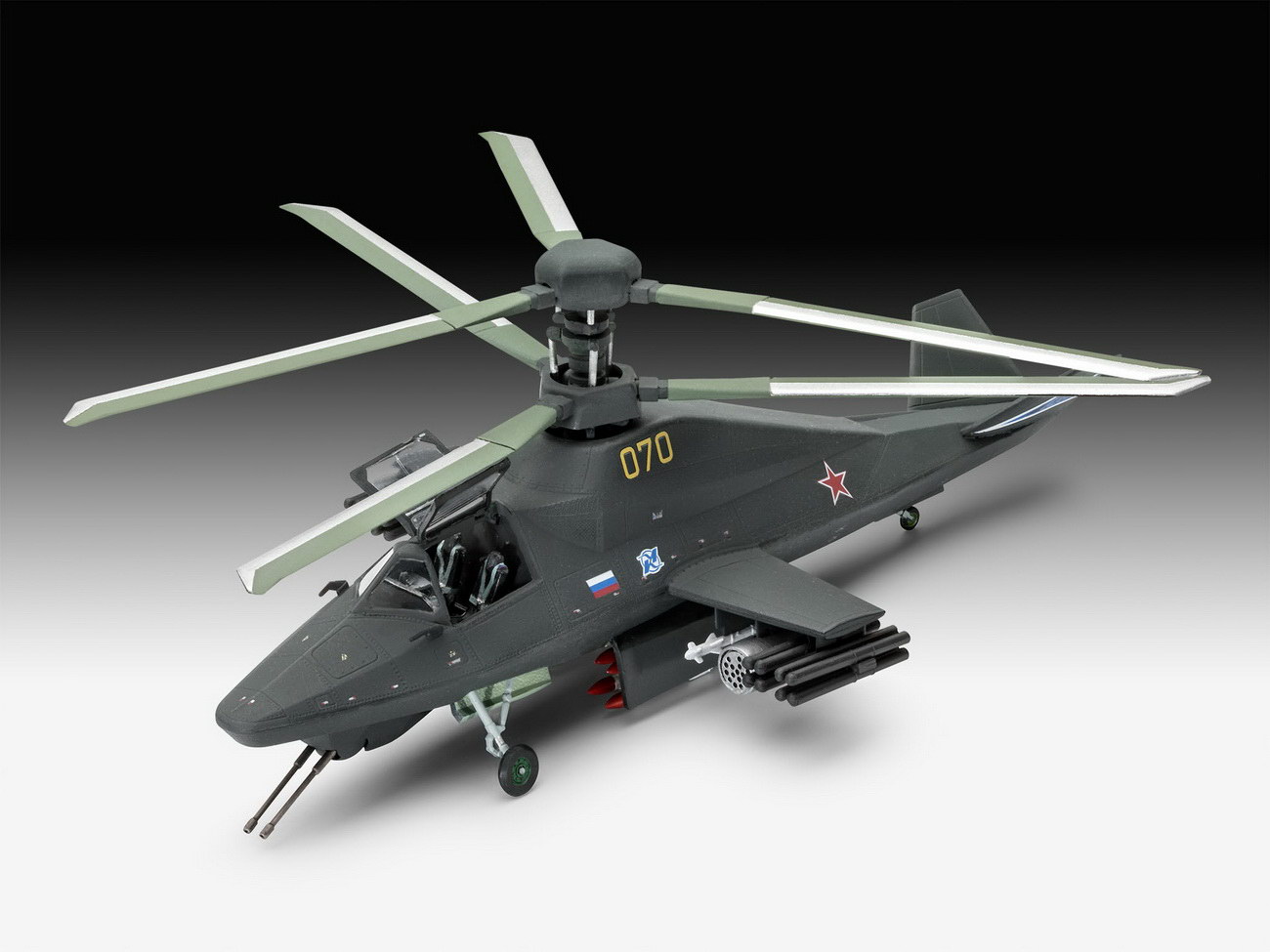 Revell 03889 - Kamov Ka-58 Stealth Helicopter - Hubschrauber Modell