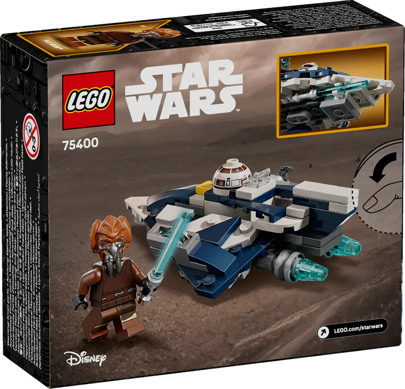 LEGO Star Wars 75400 - Plo Koons Jedi Starfighter Microfighter