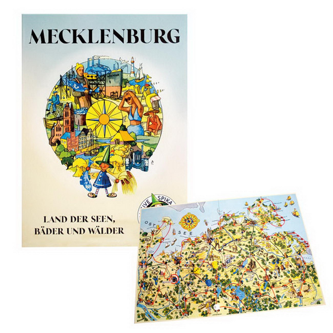 Mecklenburg - Land der Seen und Bäder - Spika Retrospiel