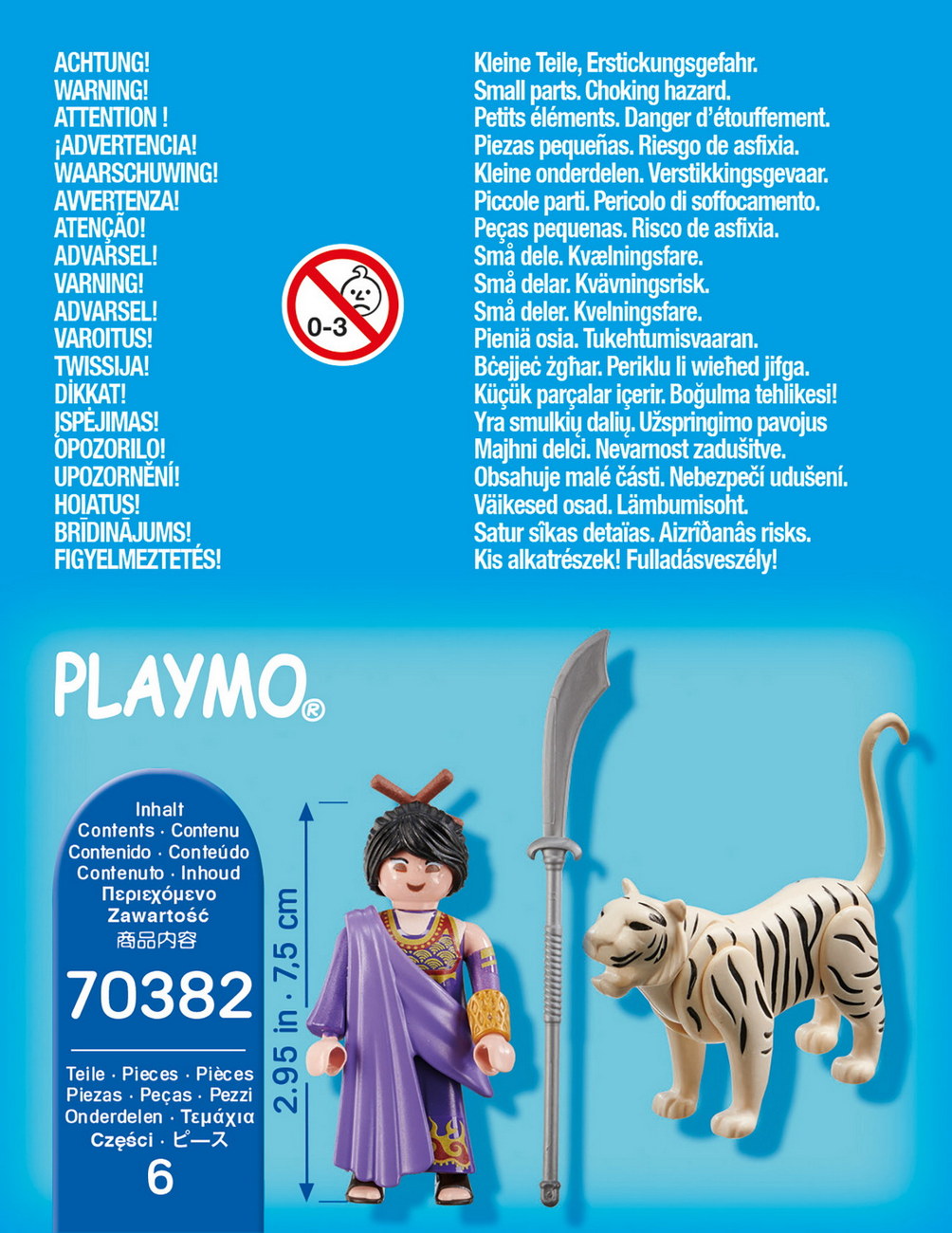 Playmobil 70382 - Asiakämpferin mit Tiger  - Special Plus