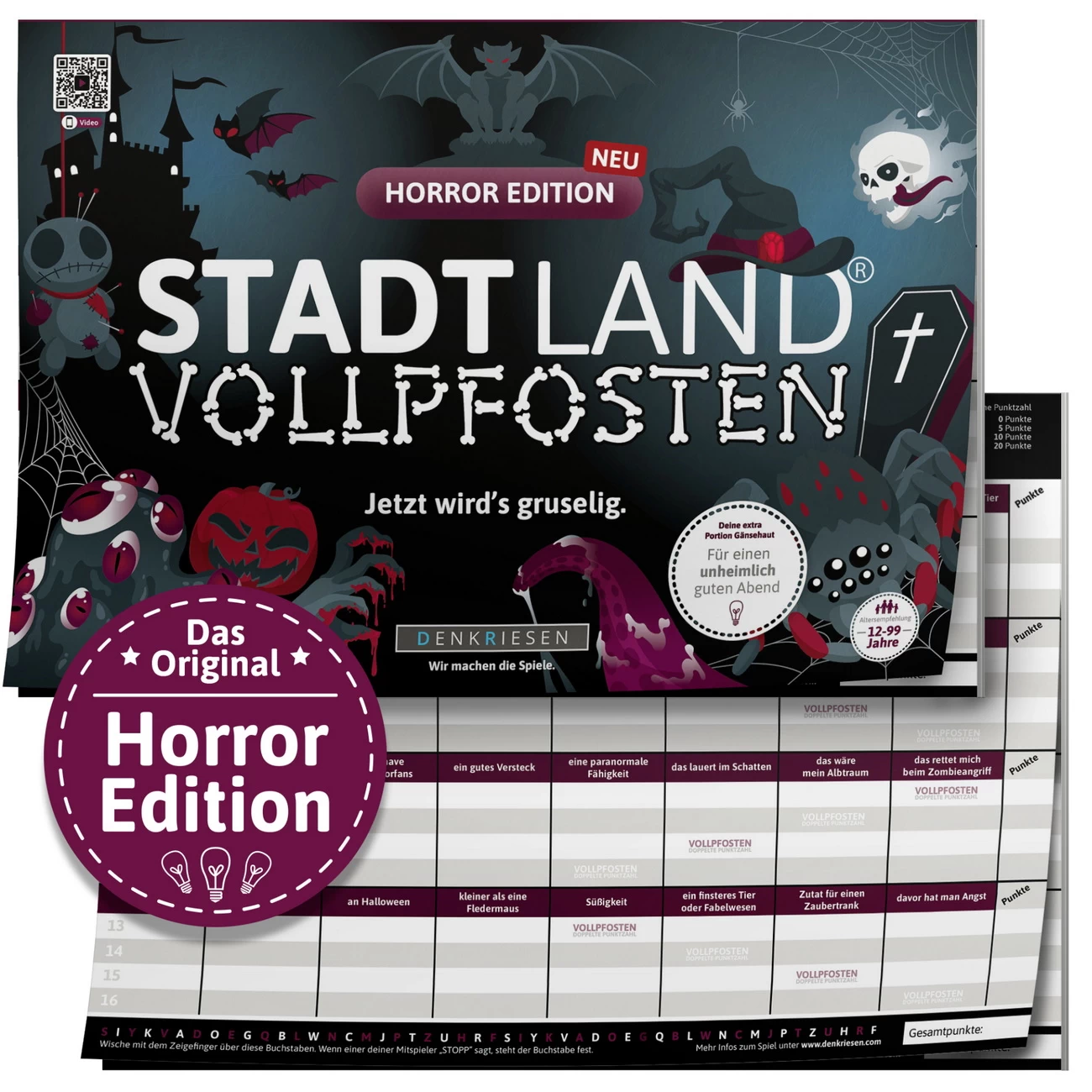 Horror Edition - STADT LAND VOLLPFOSTEN (DENKRIESEN)
