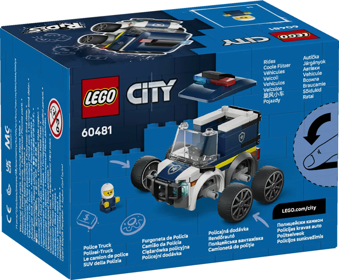 LEGO City - Coole Flitzer Polizei-Truck (60481)