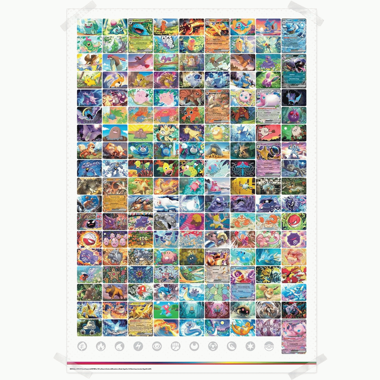 Pokemon Poster Kollektion - Karmesin und Purpur 151