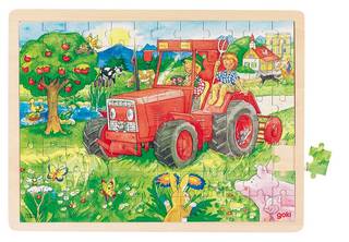 Einlegepuzzle Traktor (goki)