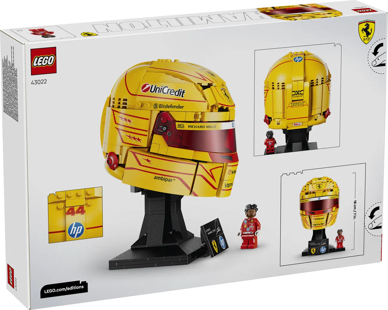 LEGO Hamilton Helm Ferrari