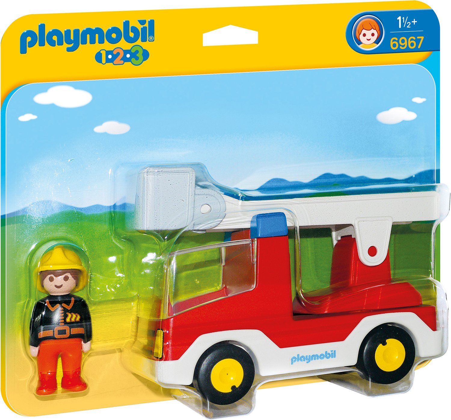 Playmobil 6967 - 1.2.3 Feuerwehr Leiterfahrzeug