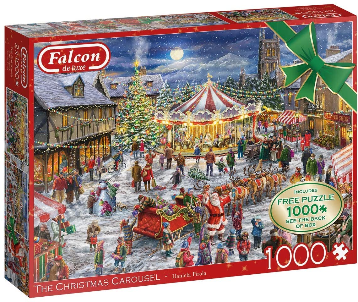 Puzzle - The Christmas Carousel (Falcon de Luxe) - 2x 1000 Teile