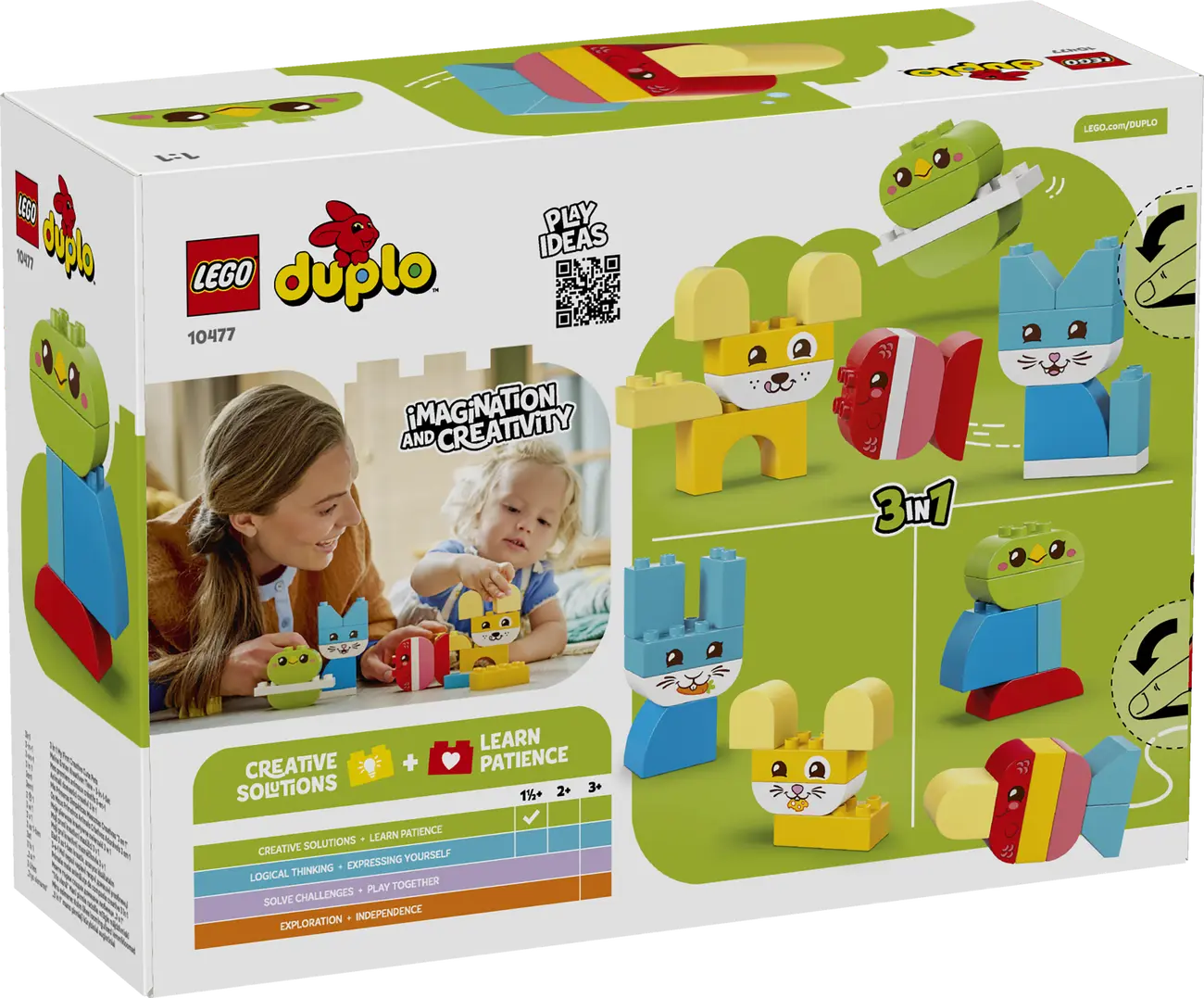 LEGO DUPLO My First - 3-in-1 Kreative Tiere (10477)