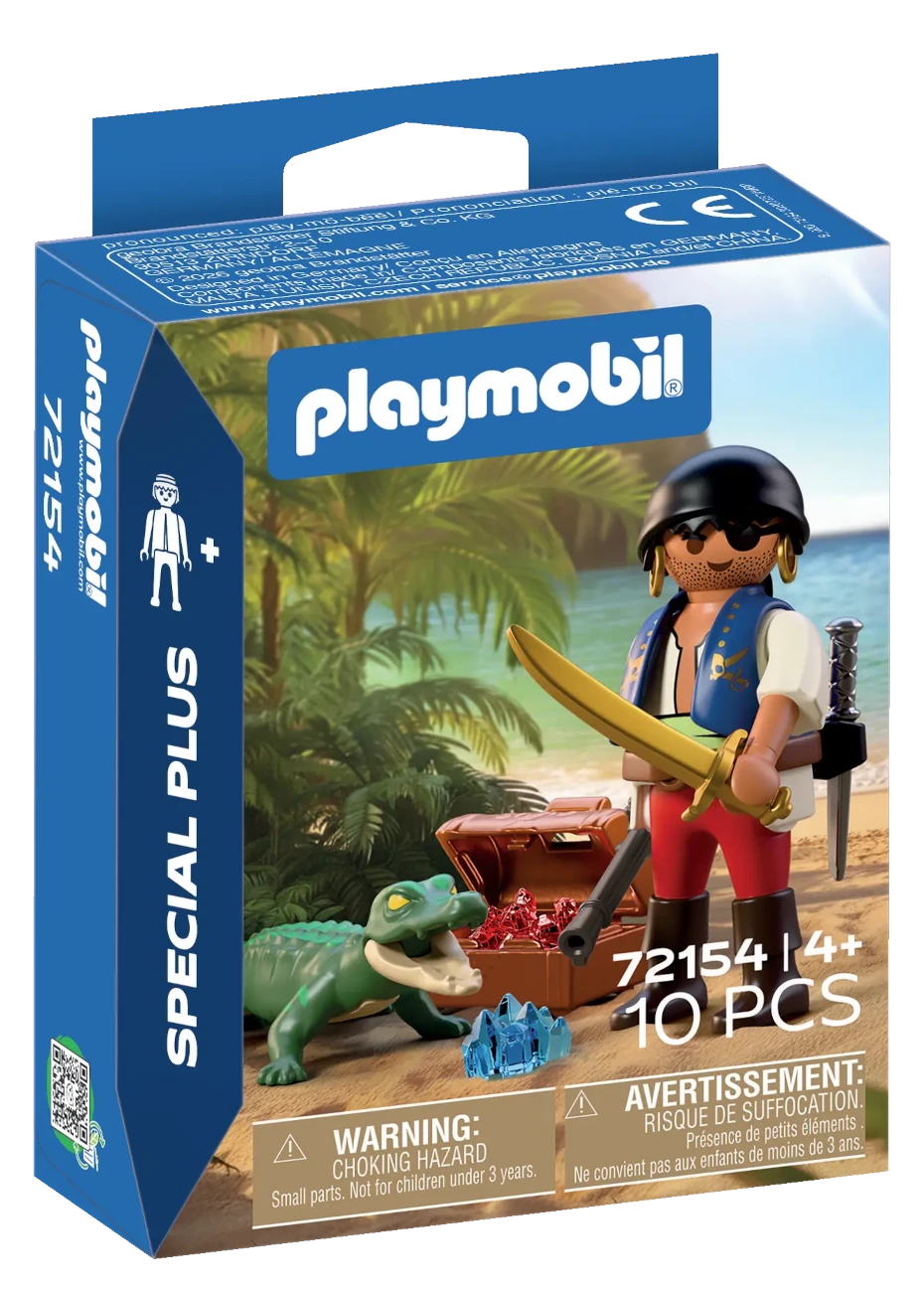Playmobil 72154 - Pirat gegen Kaiman - Special Plus