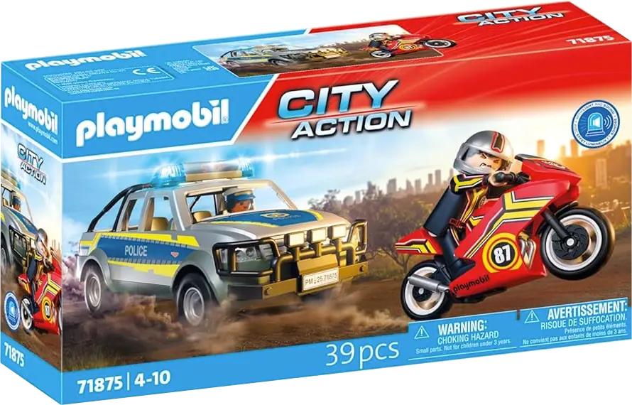 Playmobil 71875 - Verfolgungsjagd mit Polizei Pick-up (City Action)