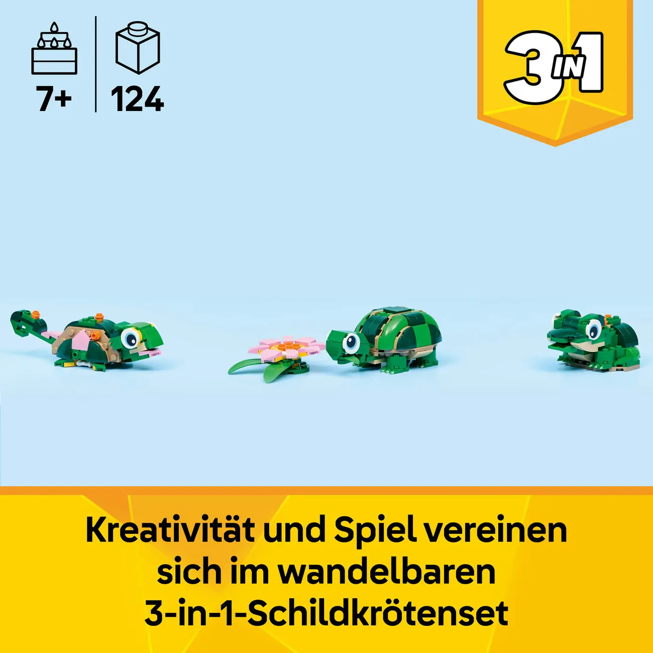 LEGO Creator - Schildkröte mit Seerose (31377)